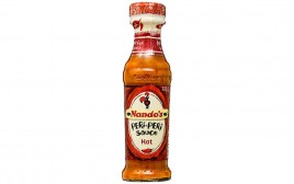 Nando's Peri Peri Sauce Hot  Glass Bottle  125 grams